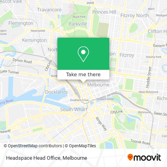 Headspace Head Office map