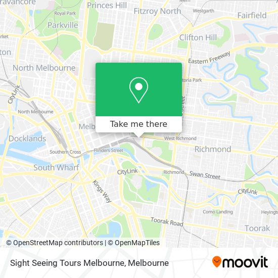 Sight Seeing Tours Melbourne map