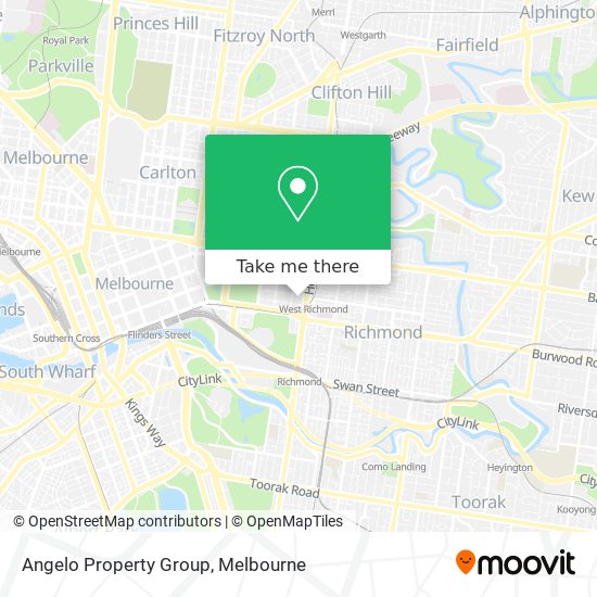 Angelo Property Group map
