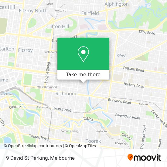 9 David St Parking map