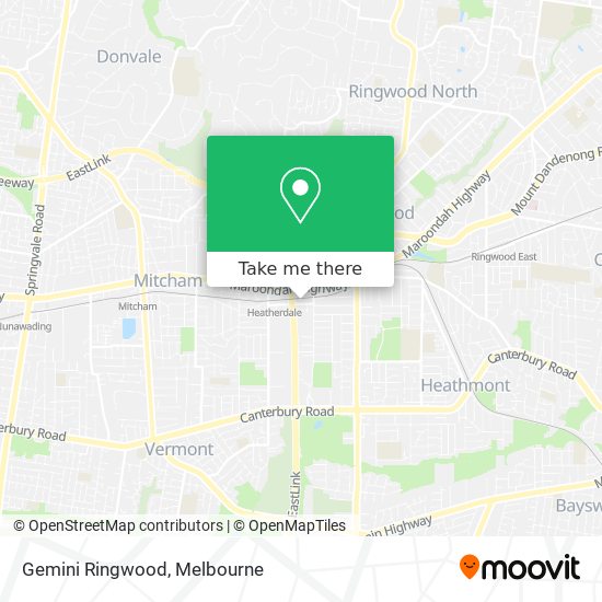 Gemini Ringwood map
