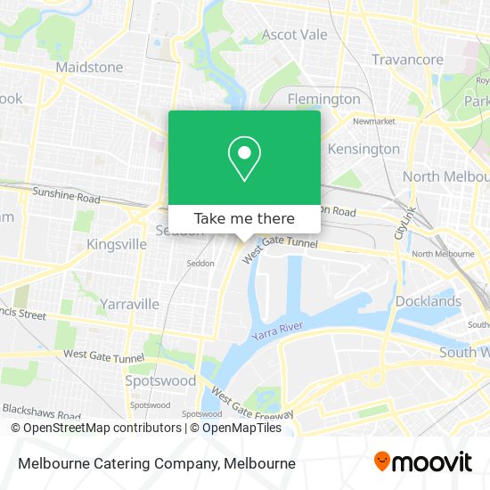 Mapa Melbourne Catering Company