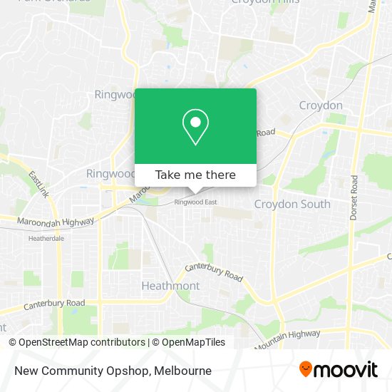 New Community Opshop map