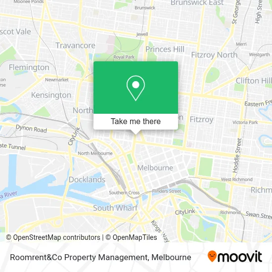 Mapa Roomrent&Co Property Management