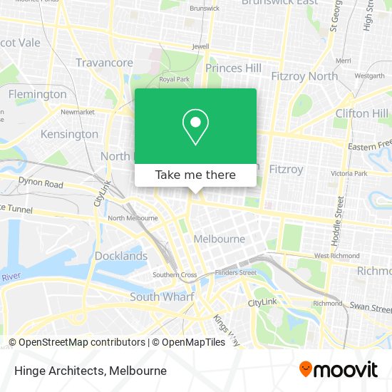 Hinge Architects map