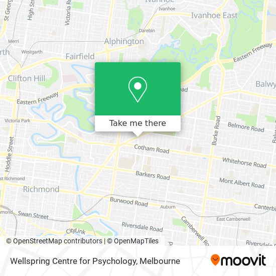 Mapa Wellspring Centre for Psychology