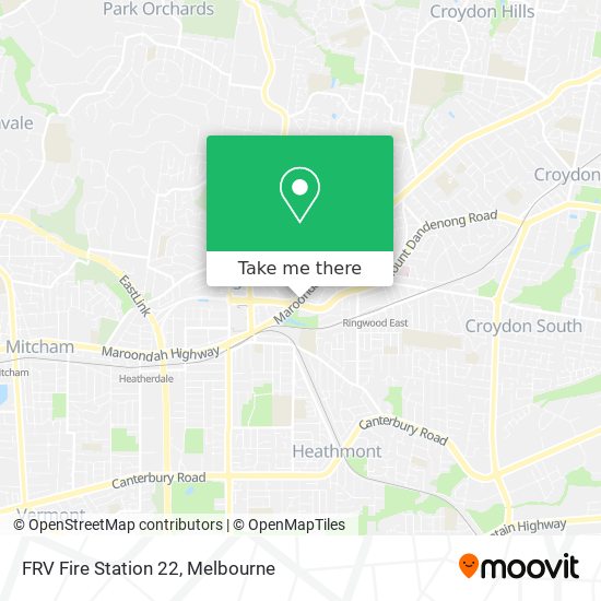 FRV Fire Station 22 map