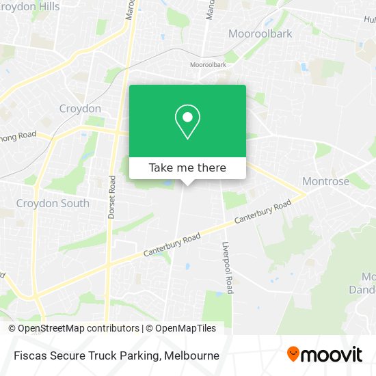 Fiscas Secure Truck Parking map