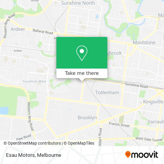 Esau Motors map