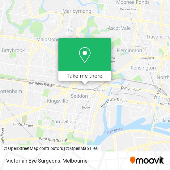Victorian Eye Surgeons map