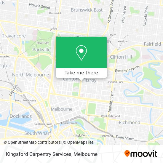 Kingsford Carpentry Services map