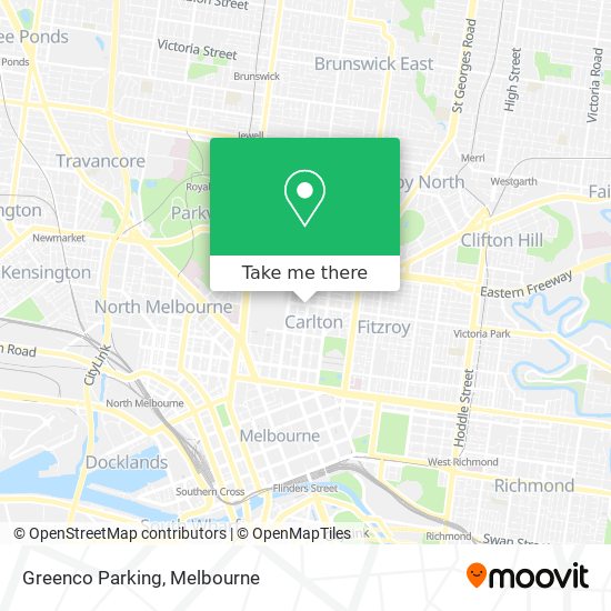 Mapa Greenco Parking