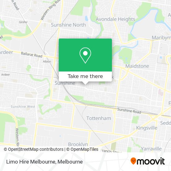 Mapa Limo Hire Melbourne