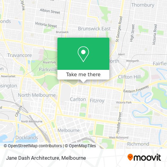 Jane Dash Architecture map