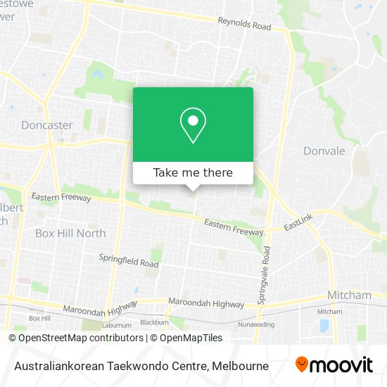 Australiankorean Taekwondo Centre map