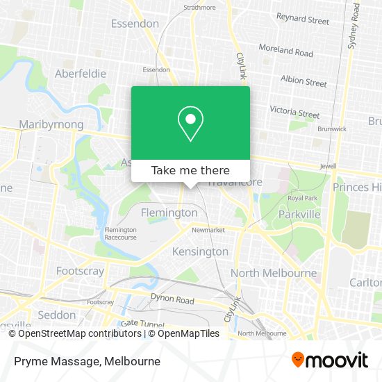 Pryme Massage map