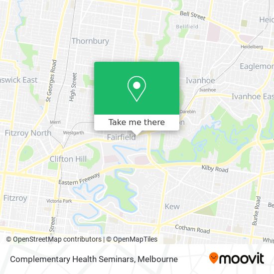 Complementary Health Seminars map