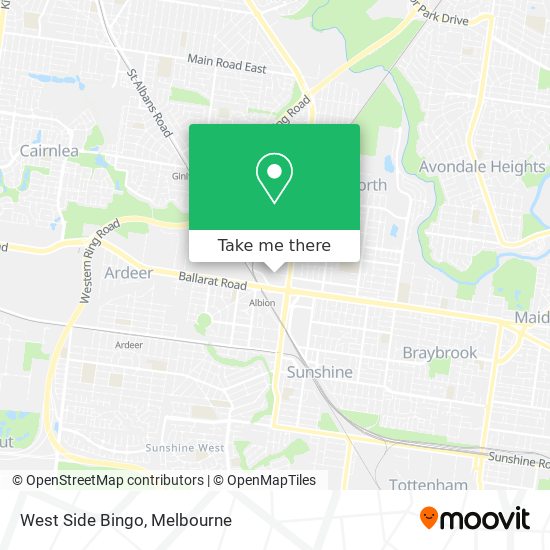 West Side Bingo map
