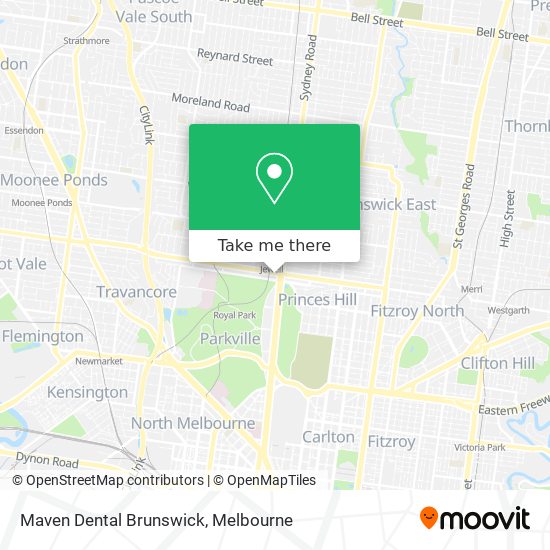 Maven Dental Brunswick map