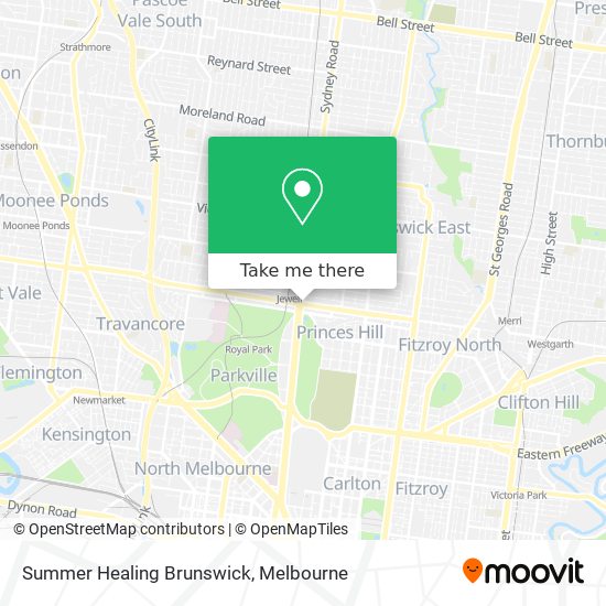 Summer Healing Brunswick map