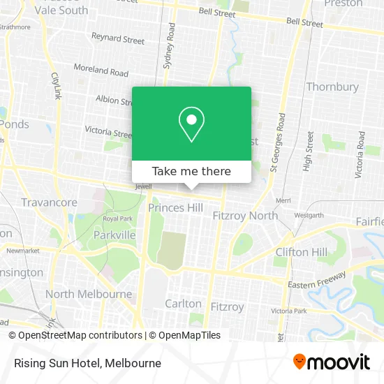 Rising Sun Hotel map