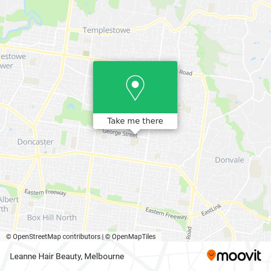 Leanne Hair Beauty map