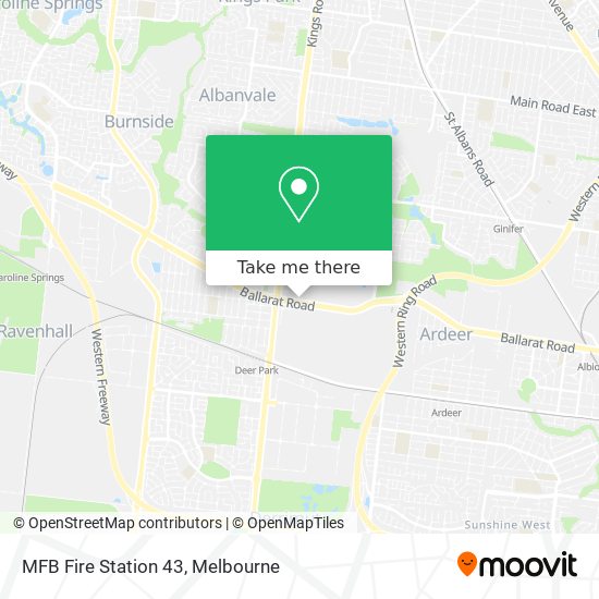 MFB Fire Station 43 map