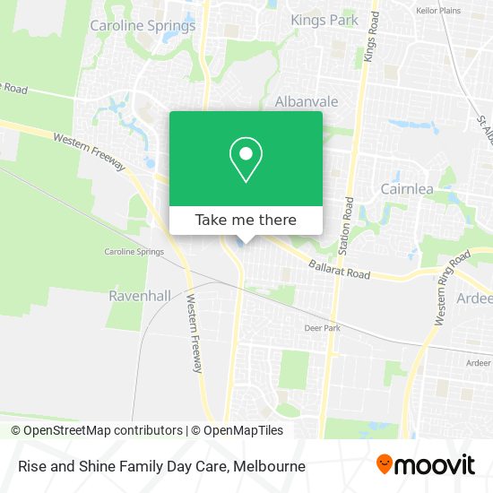 Rise and Shine Family Day Care map