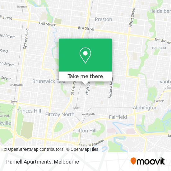 Purnell Apartments map
