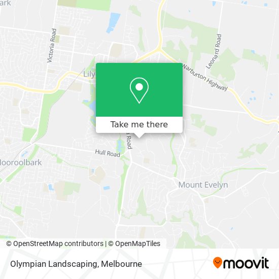 Olympian Landscaping map