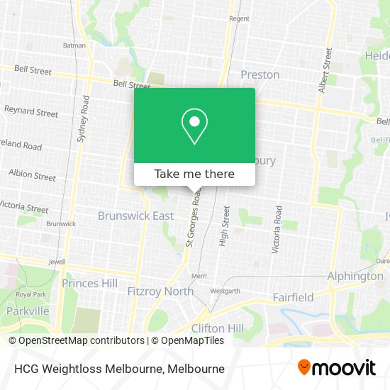 Mapa HCG Weightloss Melbourne