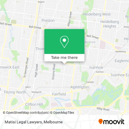 Matisi Legal Lawyers map