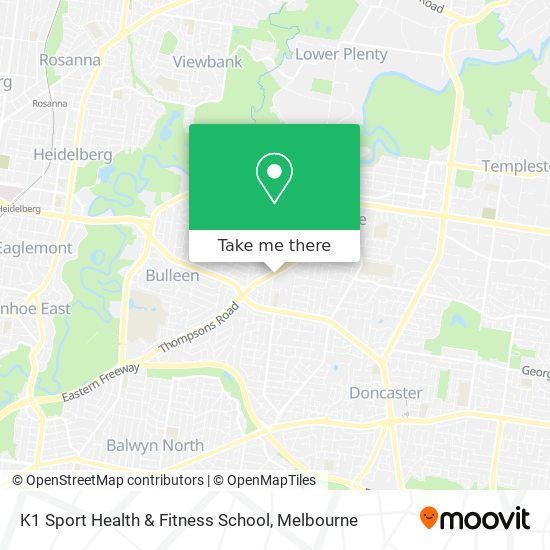 K1 Sport Health & Fitness School map