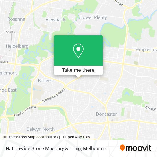 Nationwide Stone Masonry & Tiling map