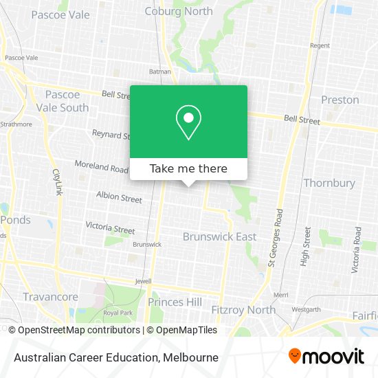 Australian Career Education map