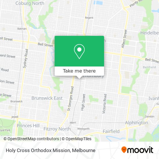 Holy Cross Orthodox Mission map