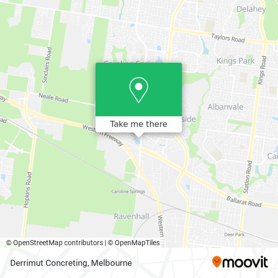 Mapa Derrimut Concreting