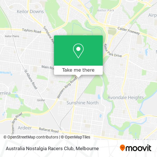 Australia Nostalgia Racers Club map