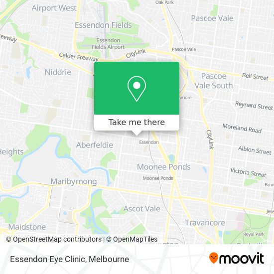 Essendon Eye Clinic map