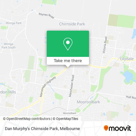 Mapa Dan Murphy's Chirnside Park