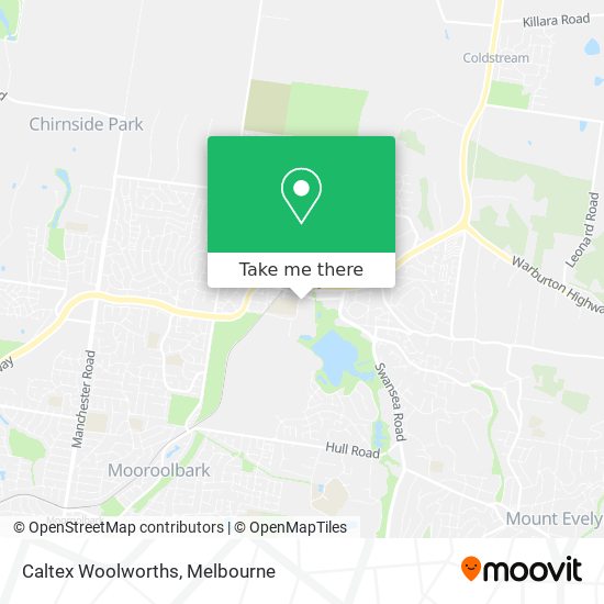 Caltex Woolworths map