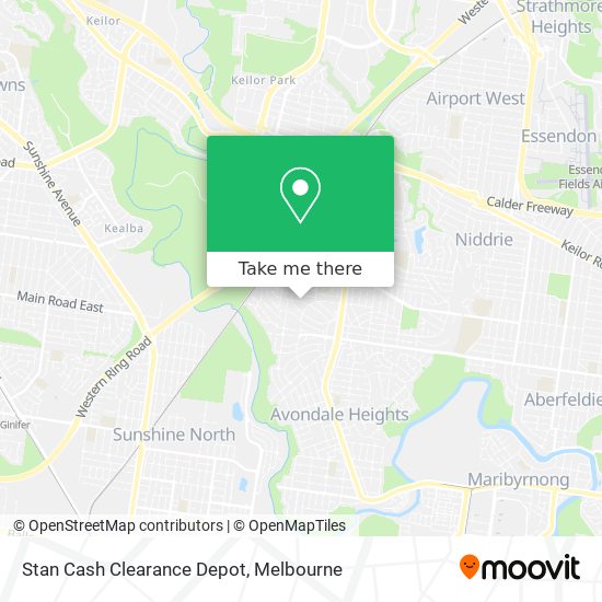 Stan Cash Clearance Depot map