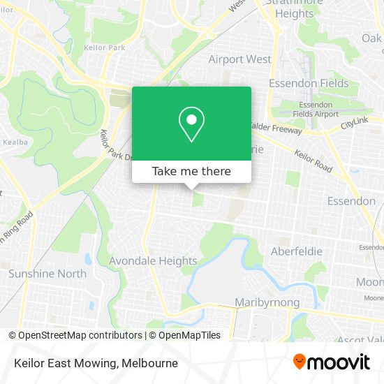 Keilor East Mowing map