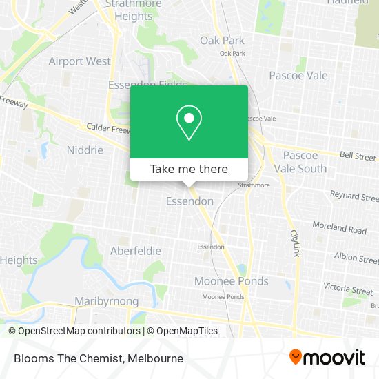 Blooms The Chemist map