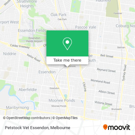 Petstock Vet Essendon map