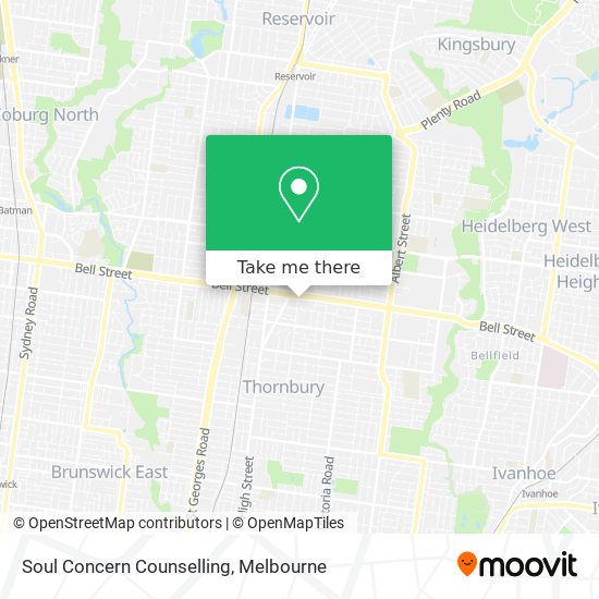 Soul Concern Counselling map