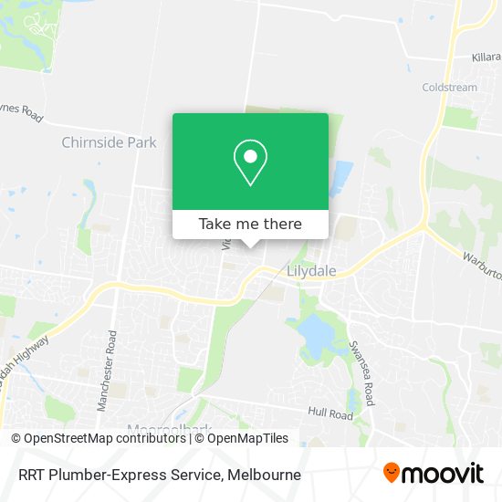 RRT Plumber-Express Service map