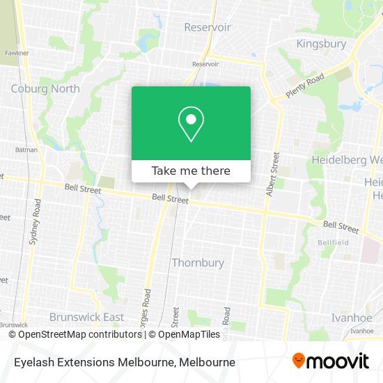 Mapa Eyelash Extensions Melbourne