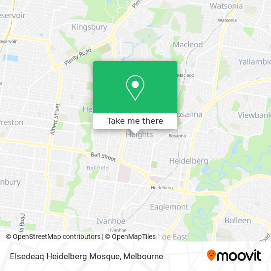Elsedeaq Heidelberg Mosque map
