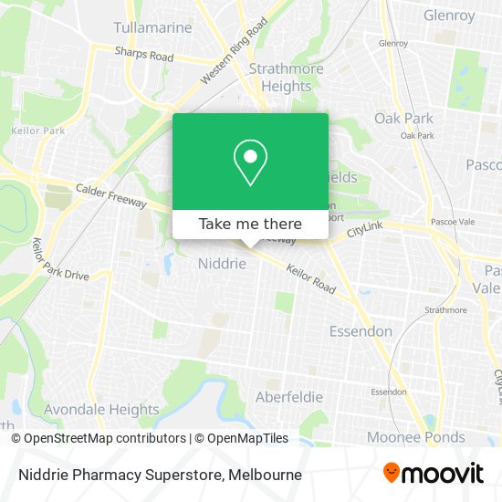 Mapa Niddrie Pharmacy Superstore